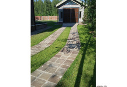 Природный дикий камень песчаник, известняк, доломит, базальт, галька.